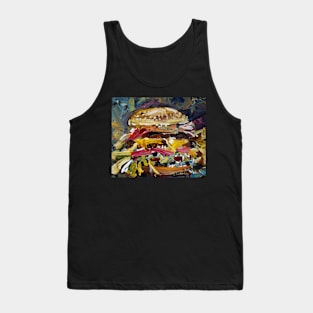 Glamburger Textured painting Tank Top